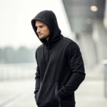 Black Pullover Hoodie