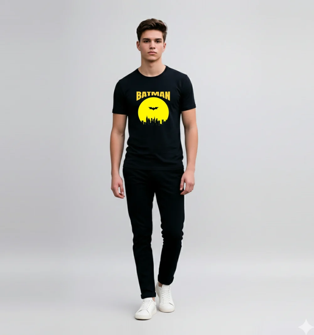 Black Graphic T shirt