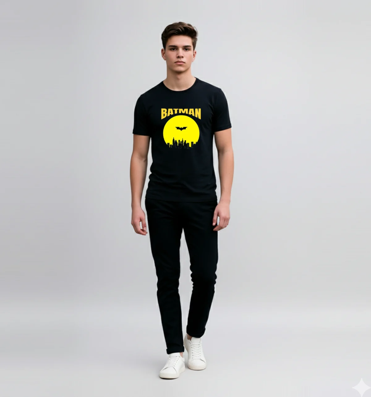 Black Graphic T shirt