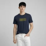 Round Neck Navy Blue T shirt