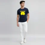 Blue Graphic T shirt