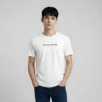 Round Neck White T shirt