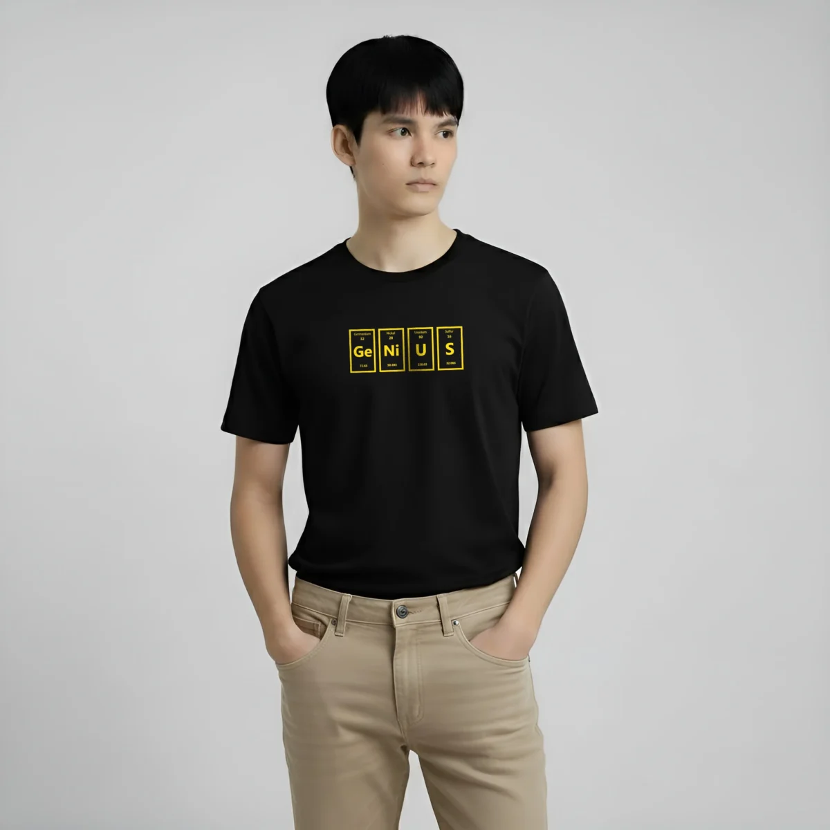 Round Neck Black T shirt