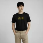 Round Neck Black T shirt