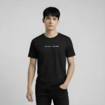 Round Neck Black T shirt