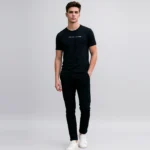 Round Neck Black T shirt