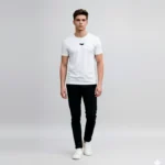 Round Neck White T Shirt