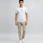 Round Neck White T shirt