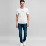 Round Neck White T Shirt